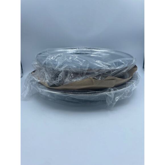 Vtg Kromex #584 Covered Pie Server Polished Chrome NOS Giftware Pyrex Pie Plate - Picture 8 of 8